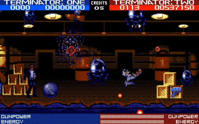 Backdrop artwork for T2: The Arcade Game