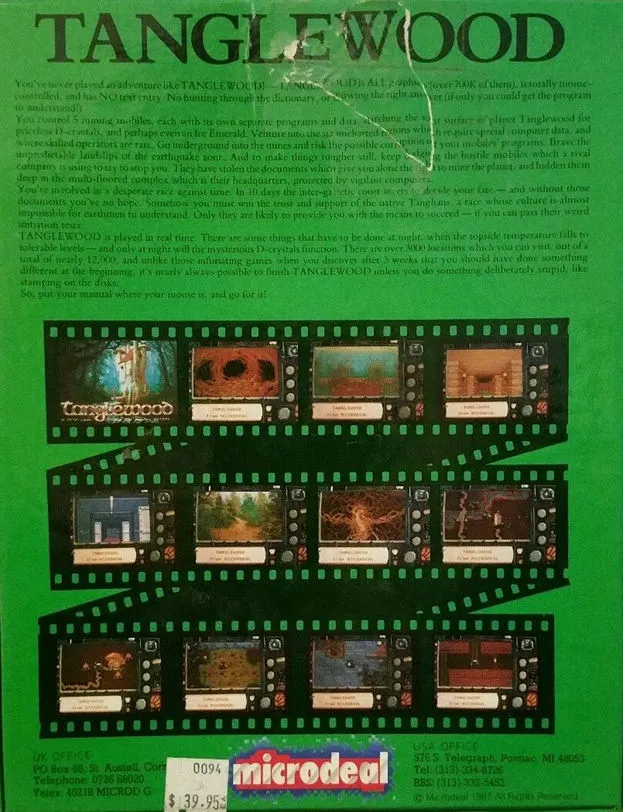Tanglewood box back