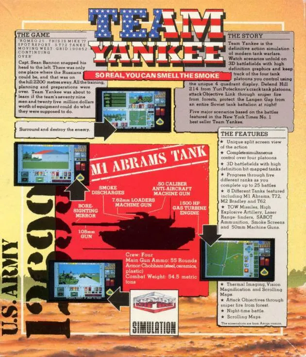 Team Yankee box back