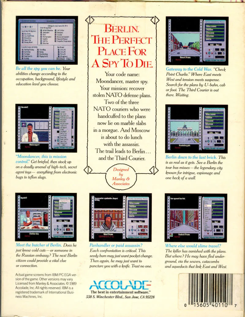 The Third Courier box back