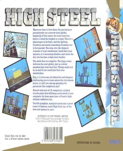 High Steel box back