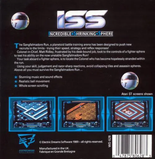 ISS: Incredible Shrinking Sphere box back