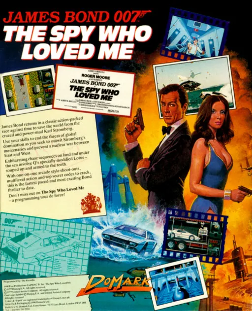James Bond 007: The Spy Who Loved Me box back