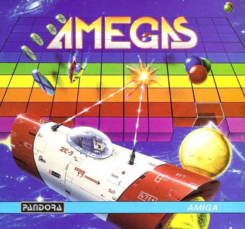 Amegas cover art for Commodore Amiga