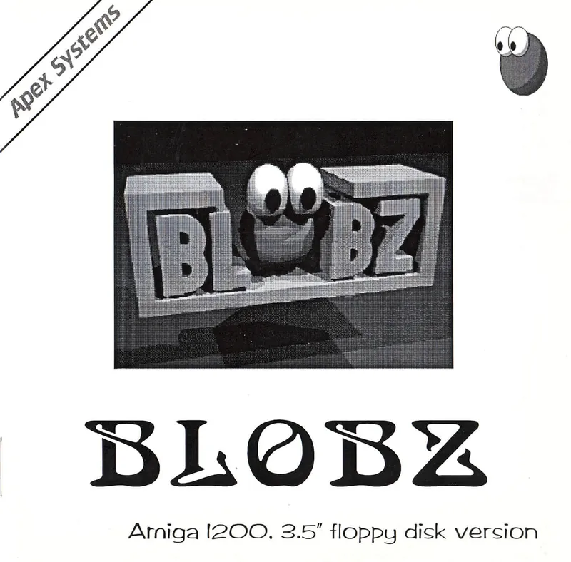 Blobz cover art for Commodore Amiga
