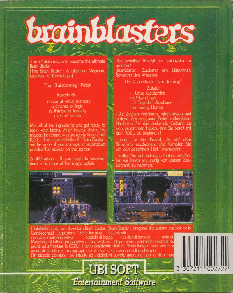 Brain Blasters box back