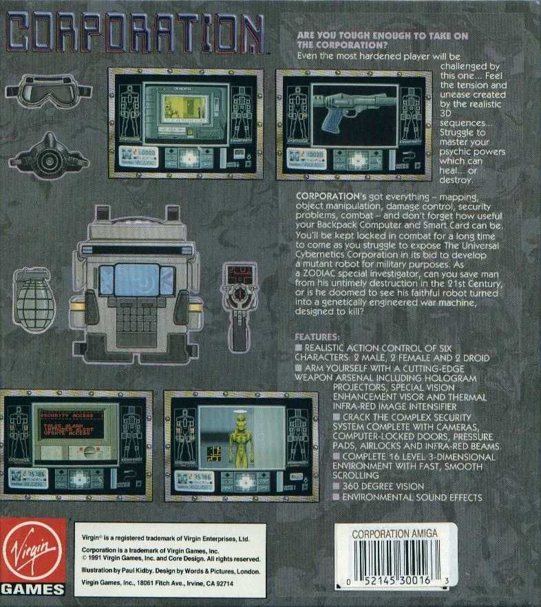 Corporation box back