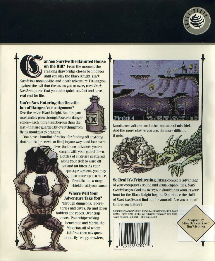 Dark Castle box back