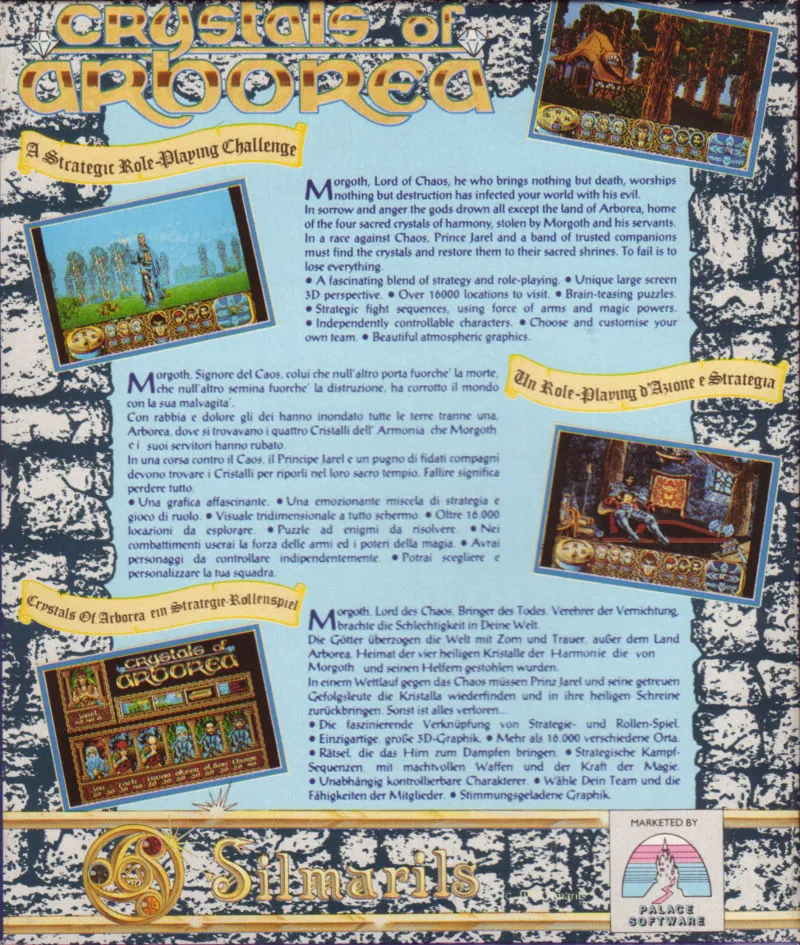 Crystals of Arborea box back