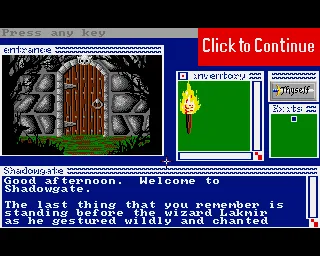 Backdrop artwork for Shadowgate