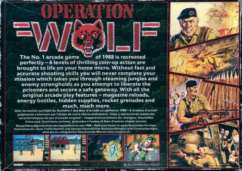 Operation Wolf box back