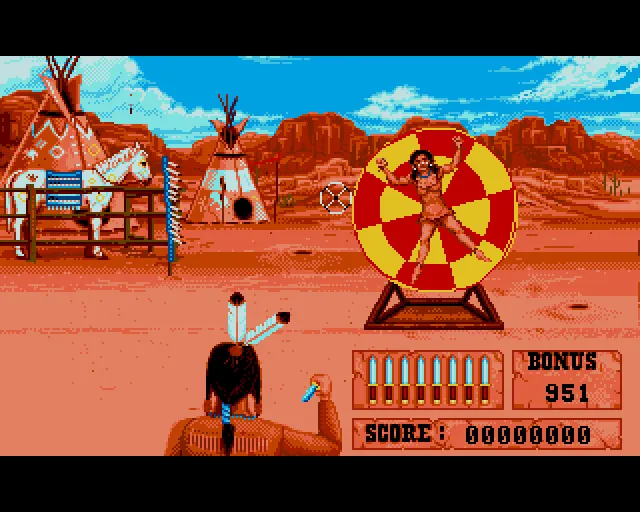 Backdrop artwork for Buffalo Bill's Rodeo Games