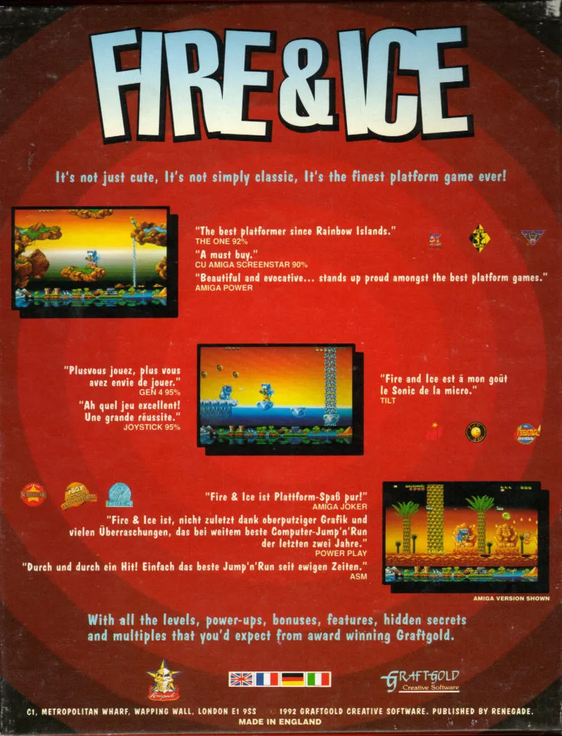 Fire & Ice box back