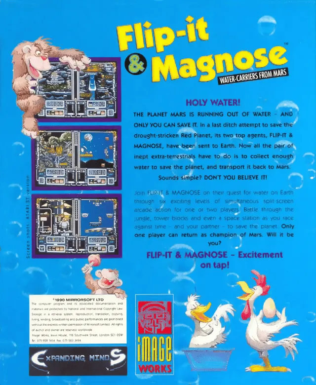 Flip-it & Magnose: Water Carriers from Mars box back