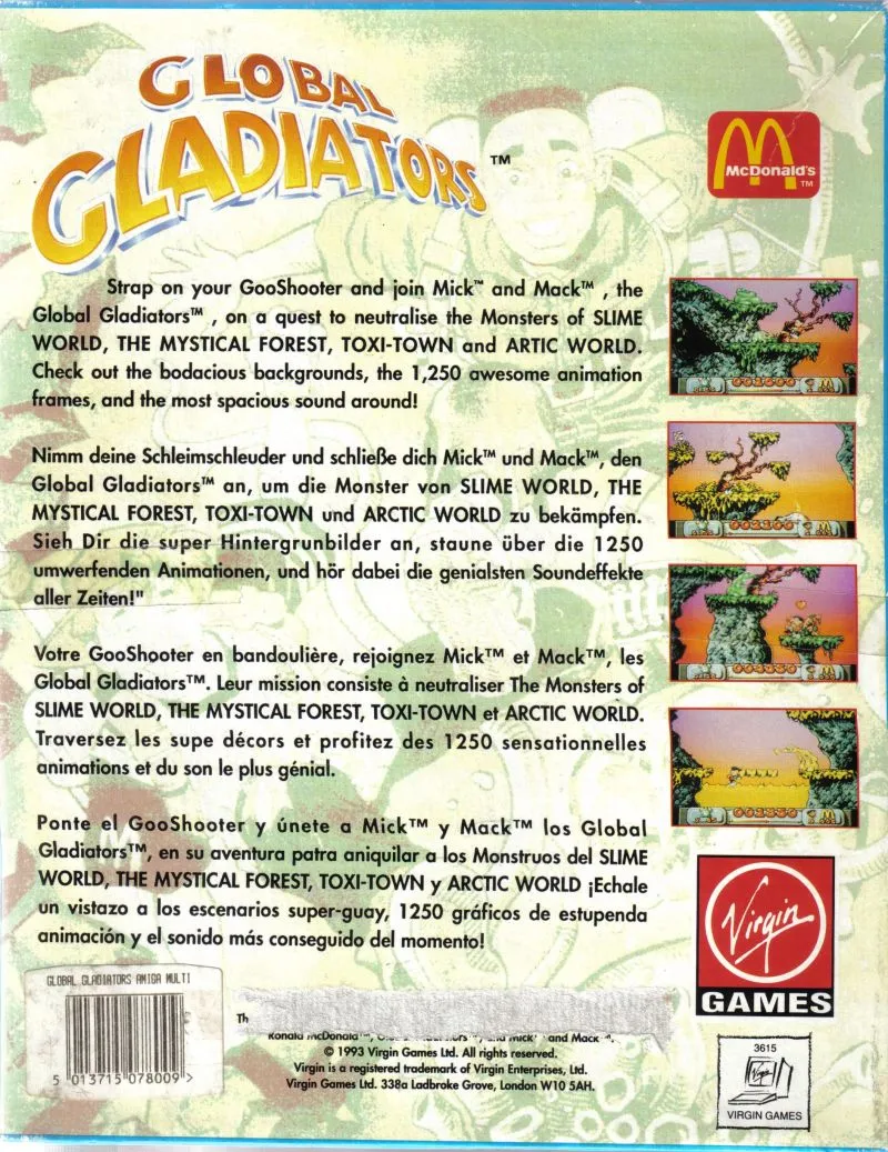 Global Gladiators box back