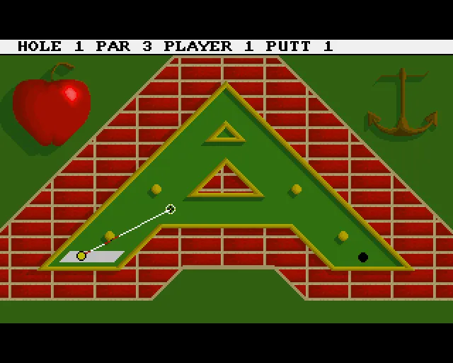 Backdrop artwork for Hole-In-One Miniature Golf