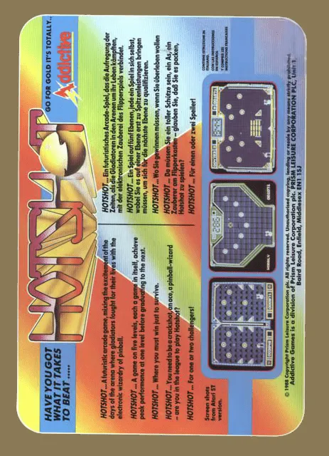 HotShot box back