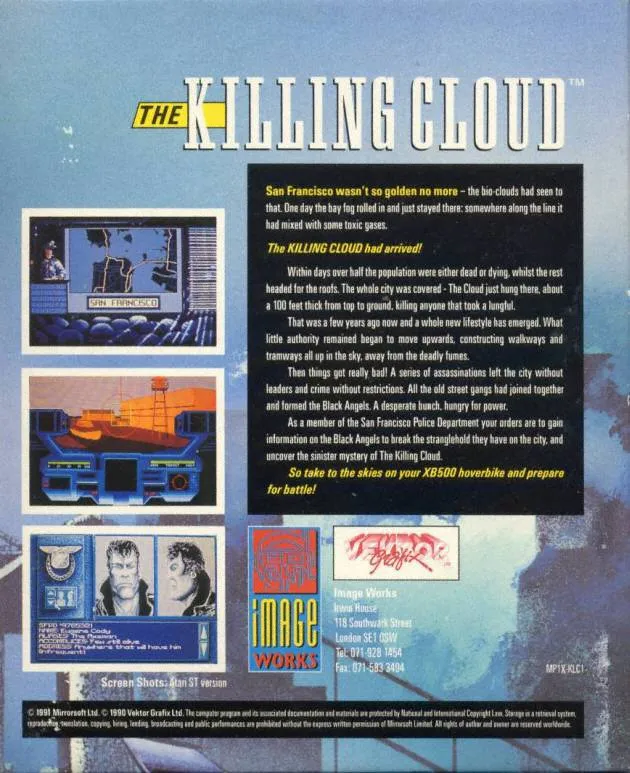 The Killing Cloud box back