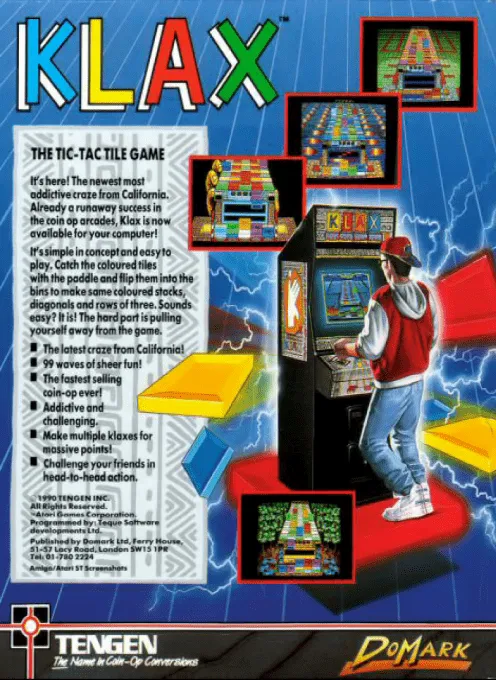 Klax box back