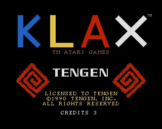 Klax screenshot