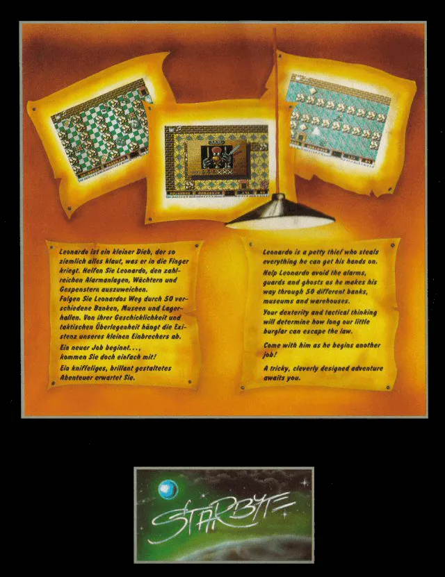 Leonardo box back