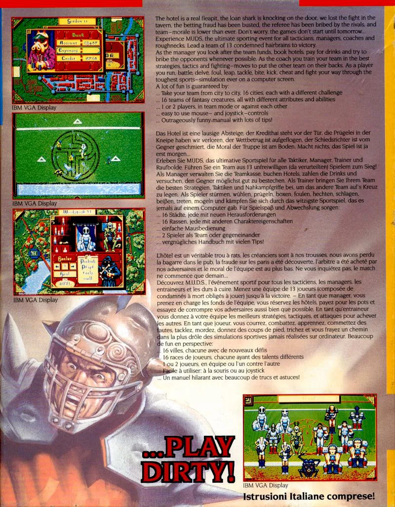 M.U.D.S.: Mean Ugly Dirty Sport box back