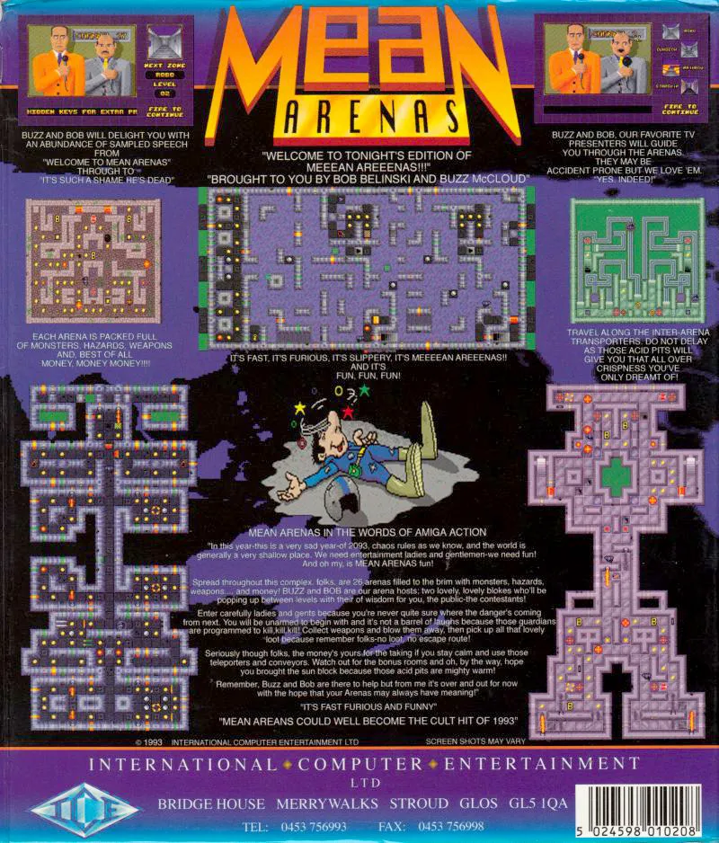 Mean Arenas box back