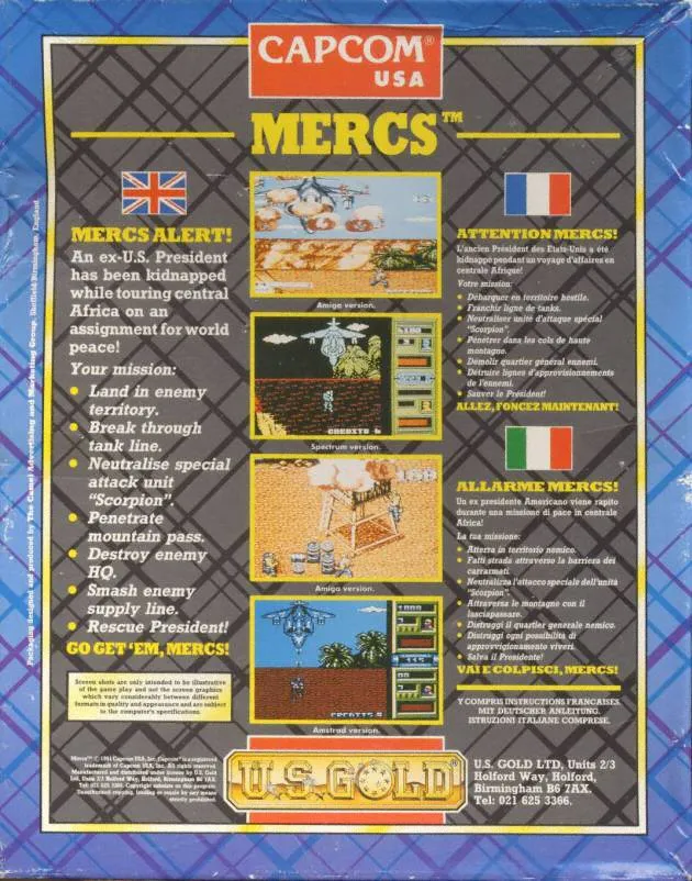Mercs box back