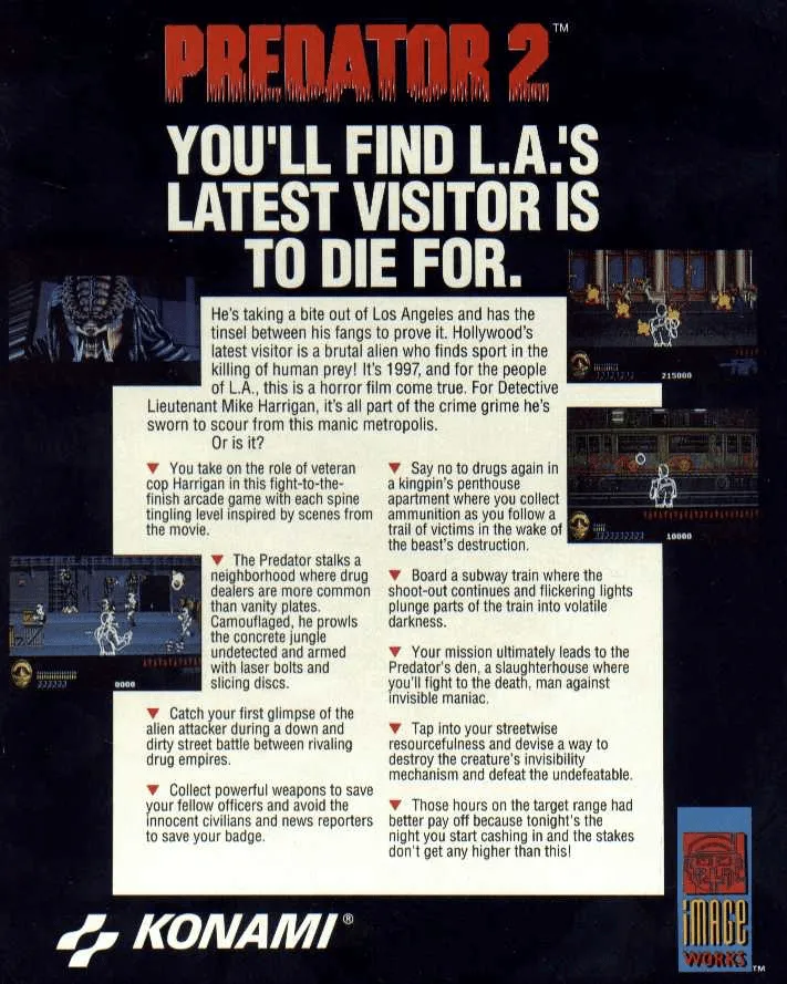 Predator 2 box back