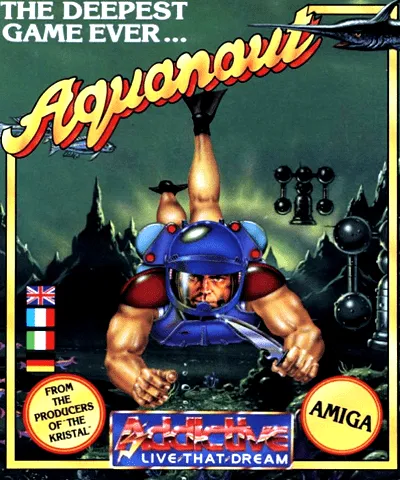 Aquanaut cover art for Commodore Amiga