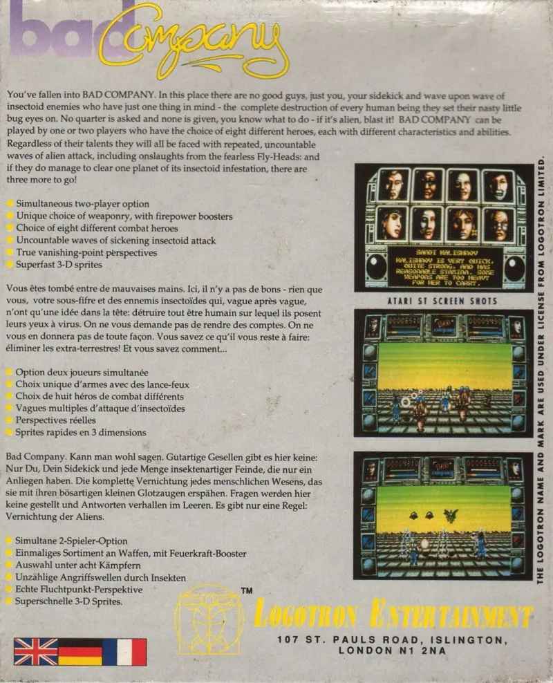 Bad Company box back