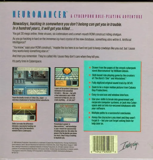 Neuromancer box back
