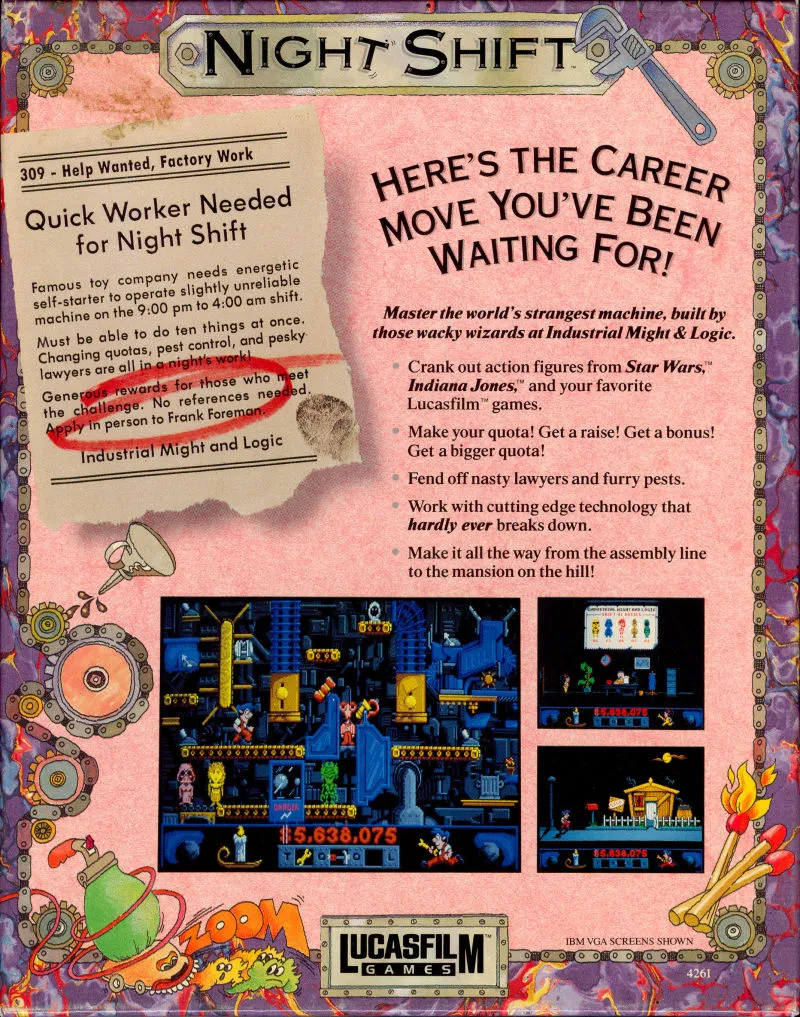 Night Shift box back