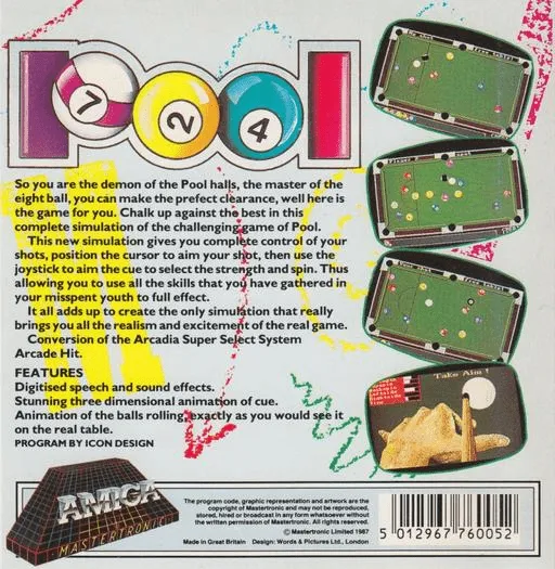 Pool box back
