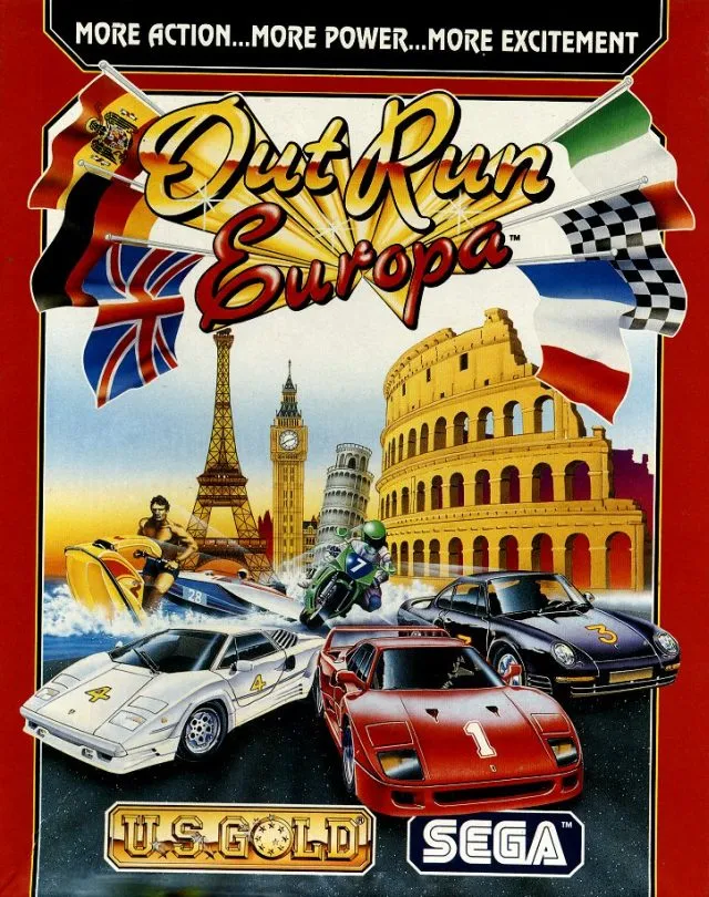Out Run Europa box art