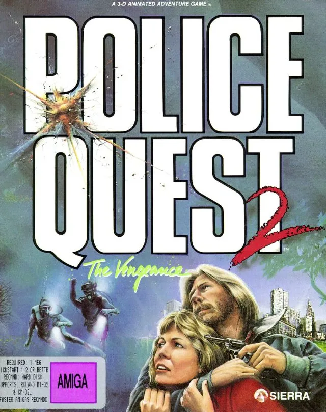 Police Quest 2: The Vengeance box art