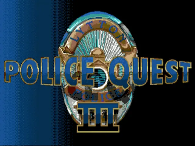 Police Quest III: The Kindred screenshot