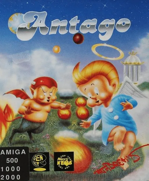 Antago cover art for Commodore Amiga