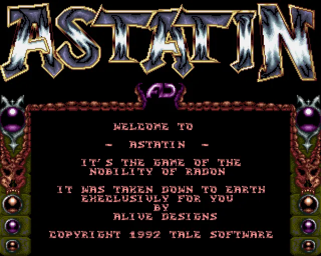 Astatin screenshot