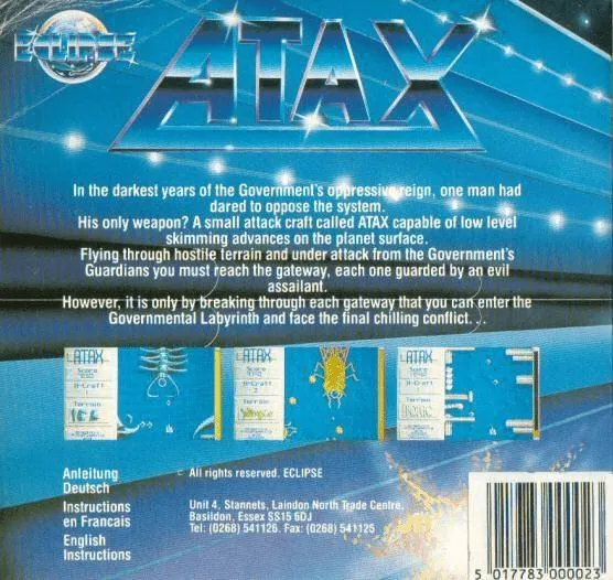 Atax box back