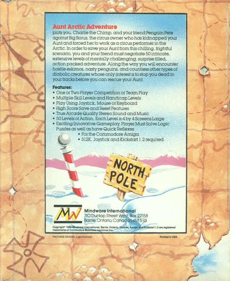 Aunt Arctic Adventure box back