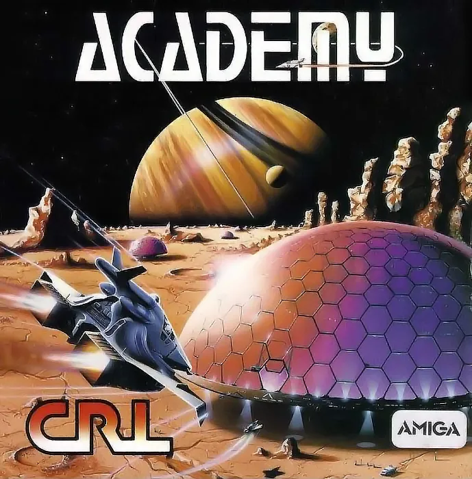 Academy cover art for Commodore Amiga