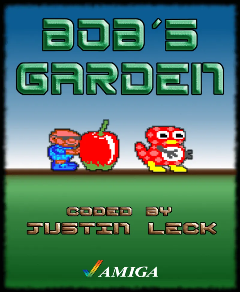 Bob's Garden cover art for Commodore Amiga