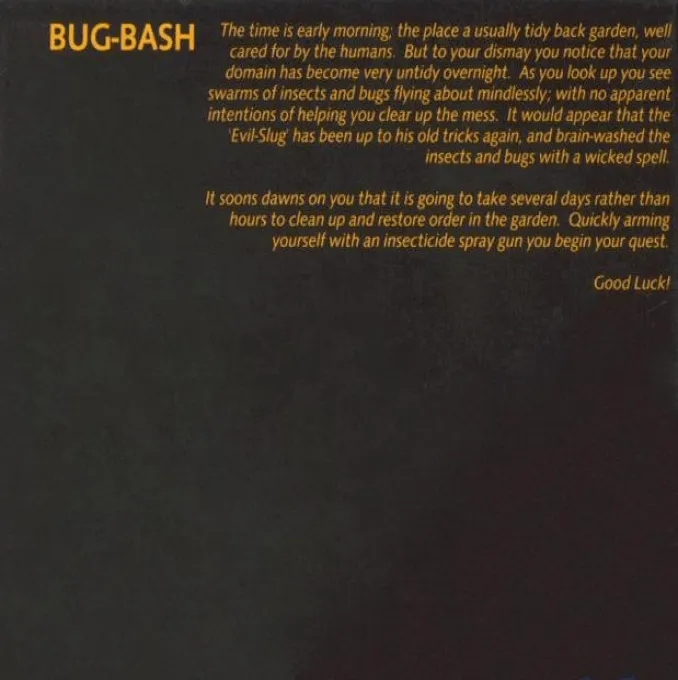 Bug Bash box back