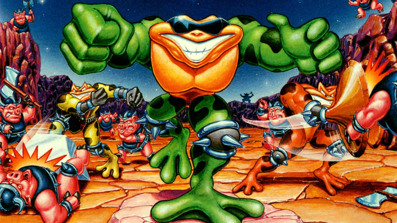 Backdrop artwork for Battletoads