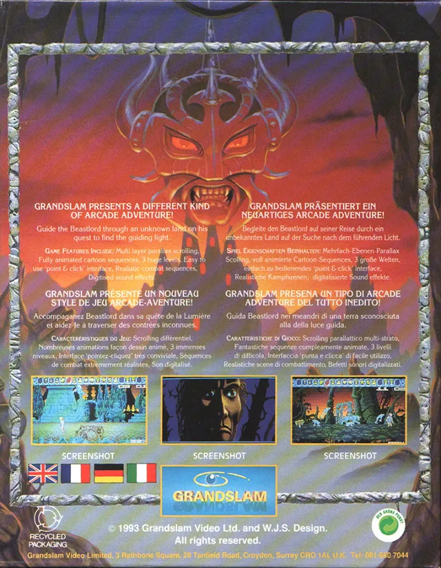 Beastlord box back