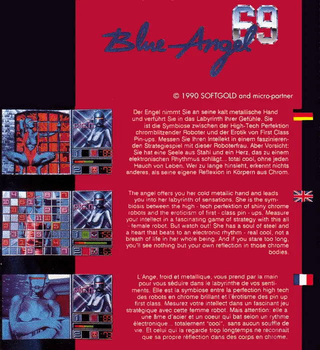 Blue Angel 69 box back