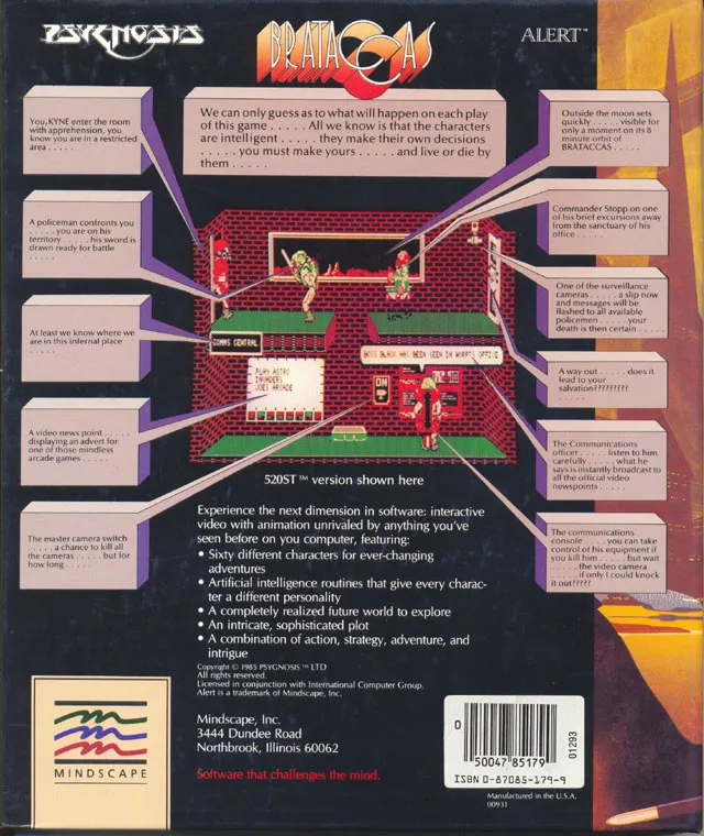 Brataccas box back