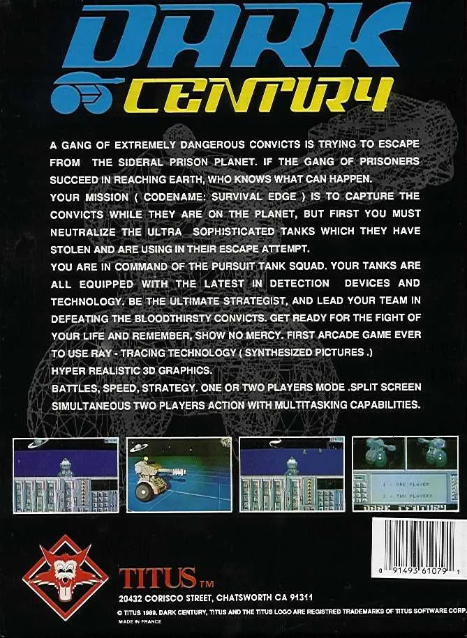 Dark Century box back