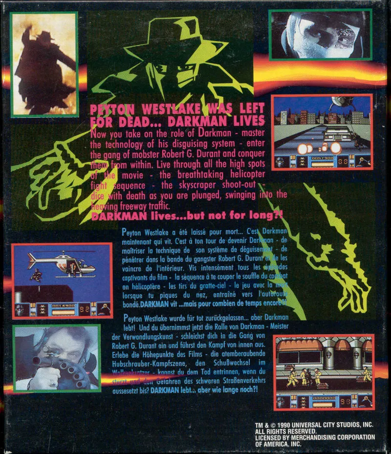 Darkman box back